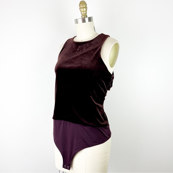 Express • Velvet Bodysuit • XL - Picture 3 of 8
